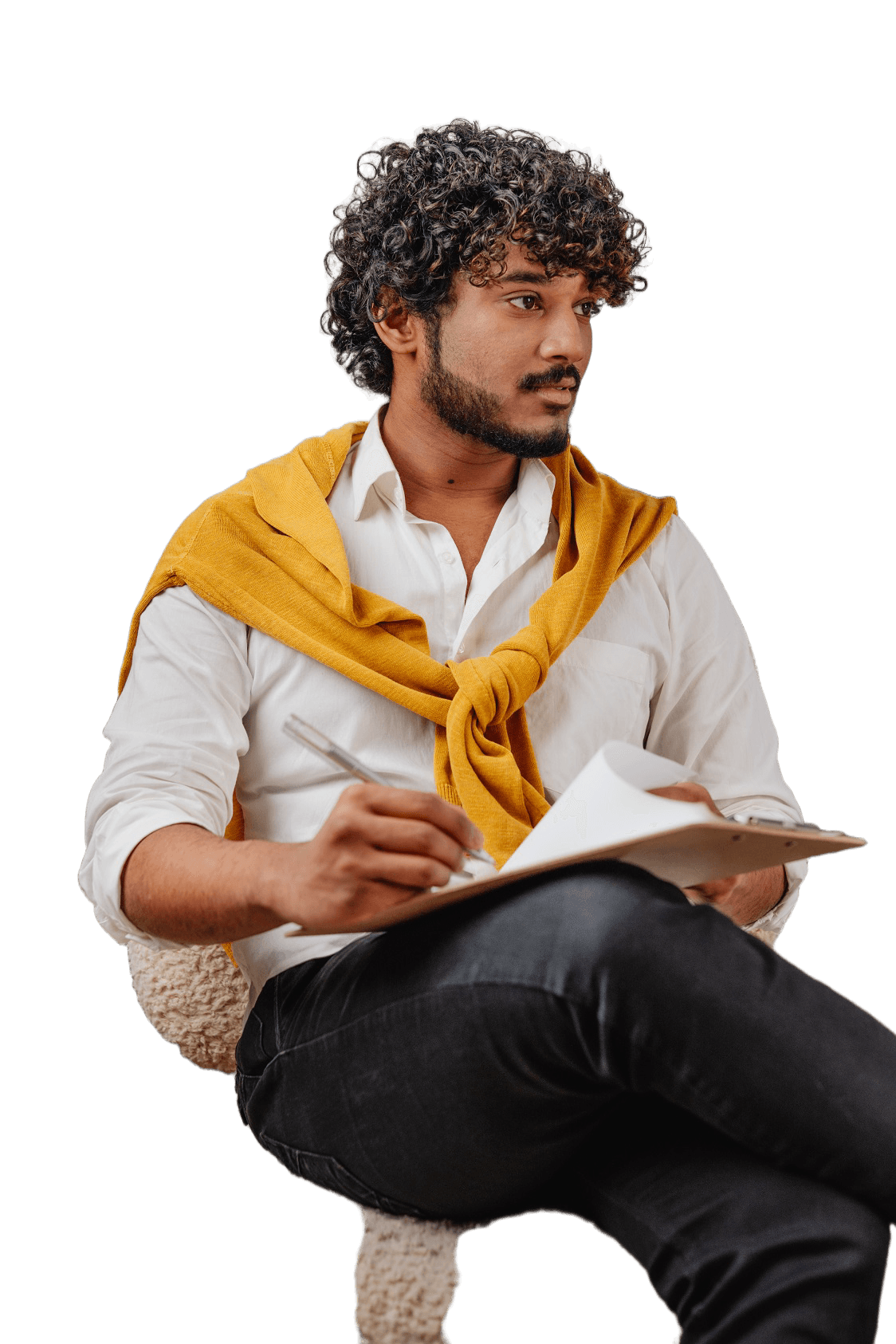 Successful Businessman Working In Modern Office 8A5BYXJ